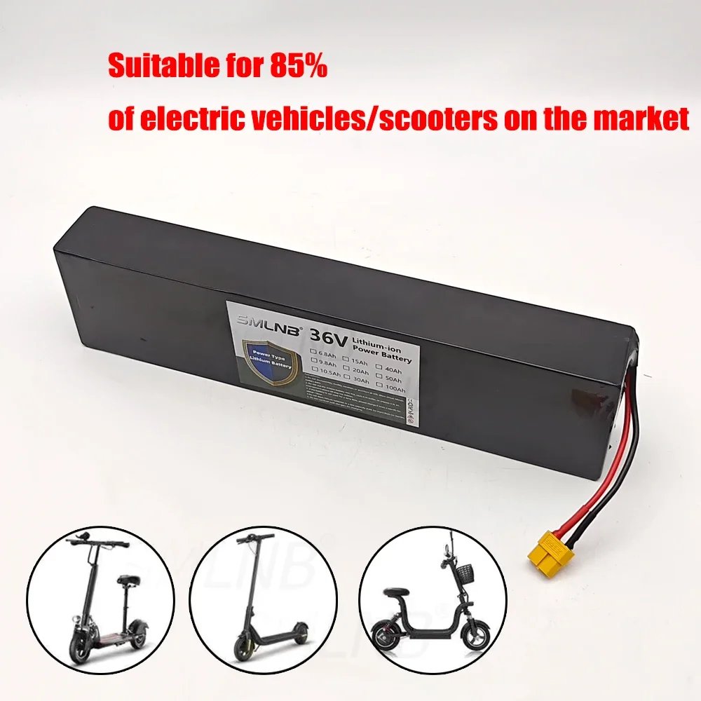 

18650 lithium-ion battery 10S3P for KUGOO S1, S2, S3 Electric Scooters built-in BMS 36V 9800mAh