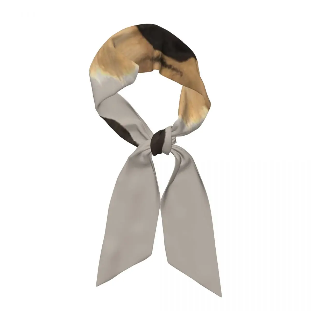 Wirehaired Dachshund Cute Wire Haired Wiener Dog Wild Boar And Tan Teckel Women Long Narrow Scarf Silky Skinny Scarf