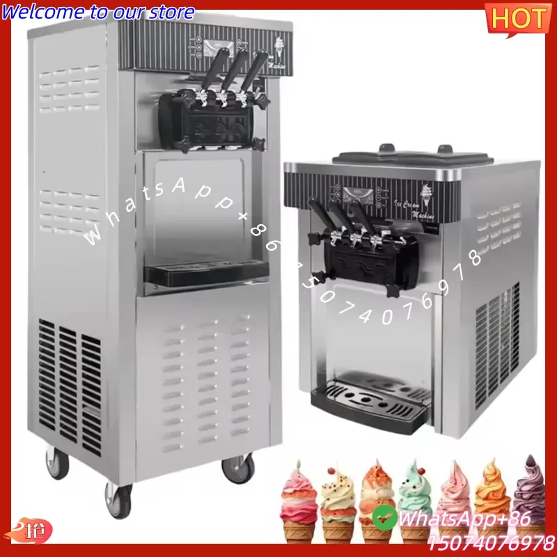 2026 Frozen Yogurt Commercial Professional Wholesales Factory Price Stainless Steel Fast Cooling Soft Ice Cream