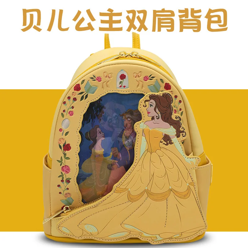 

Loungefly Stitch Beauty And Beast Princess Питер Пэн, ты может летать, мини-рюкзак на 70-летие, женская сумка, школьный рюкзак, подарок на день рождения