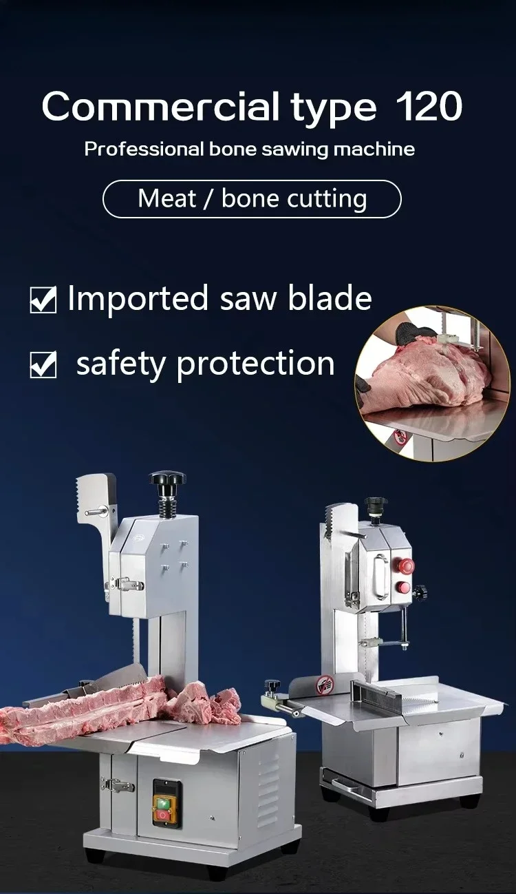 Commercial Stainless Steel Bone Saw Bone Cutting Machine Jelly Fish Steak Bone Cutting Machine