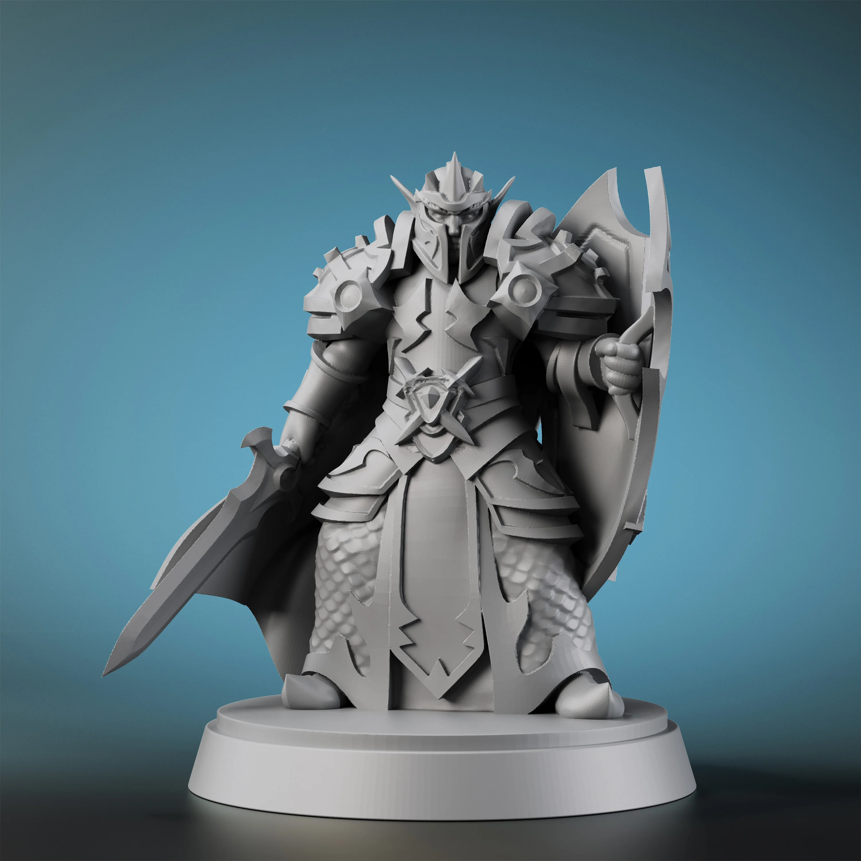 Board Game Or Boardgame - Fantasy Elf Paladin Miniature – TTRPG