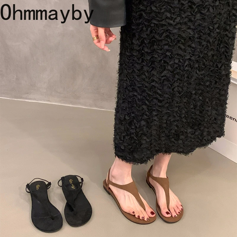 Sommer Clip Toe Frauen Gladiator Sandalen Casual Strand Urlaub Schuhe Damen Elegante Kleid Wohnungen Alias