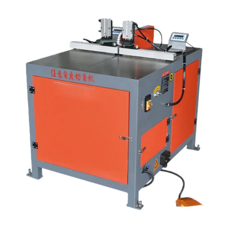 

Electric Horizontal Aluminum Door Photo Frame 90 45 Degree Cutting Machine With 3Kw Motor For Woodworking