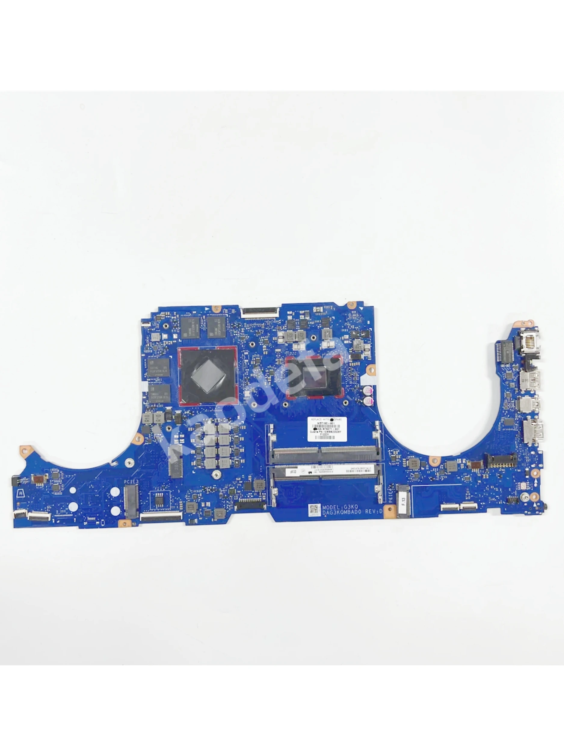 Imagem -03 - Placa-mãe do Portátil para hp Omen 16-c Cpu R75800h R9-5900h Amd Gpu:215130000026 Rx6600m Dag3kqmbad0 Mainboard 100 Teste ok