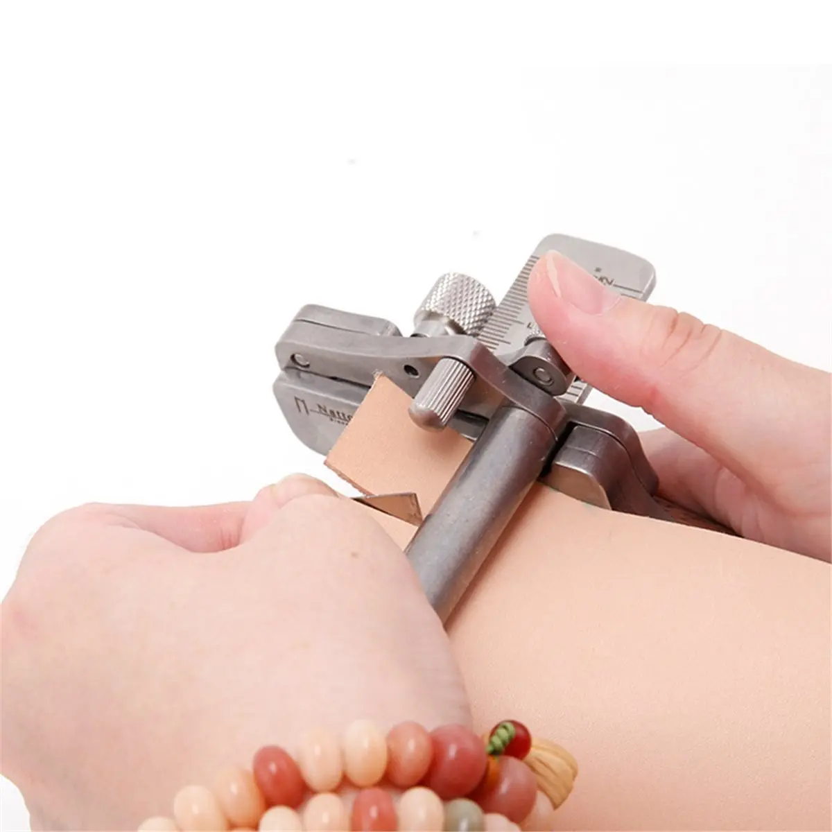 618 Mega Sale Leather Flat Pliers Stainless Steel Leather Work Clamp Press for Craft Parallel + Cross-Structure Labor-Saving