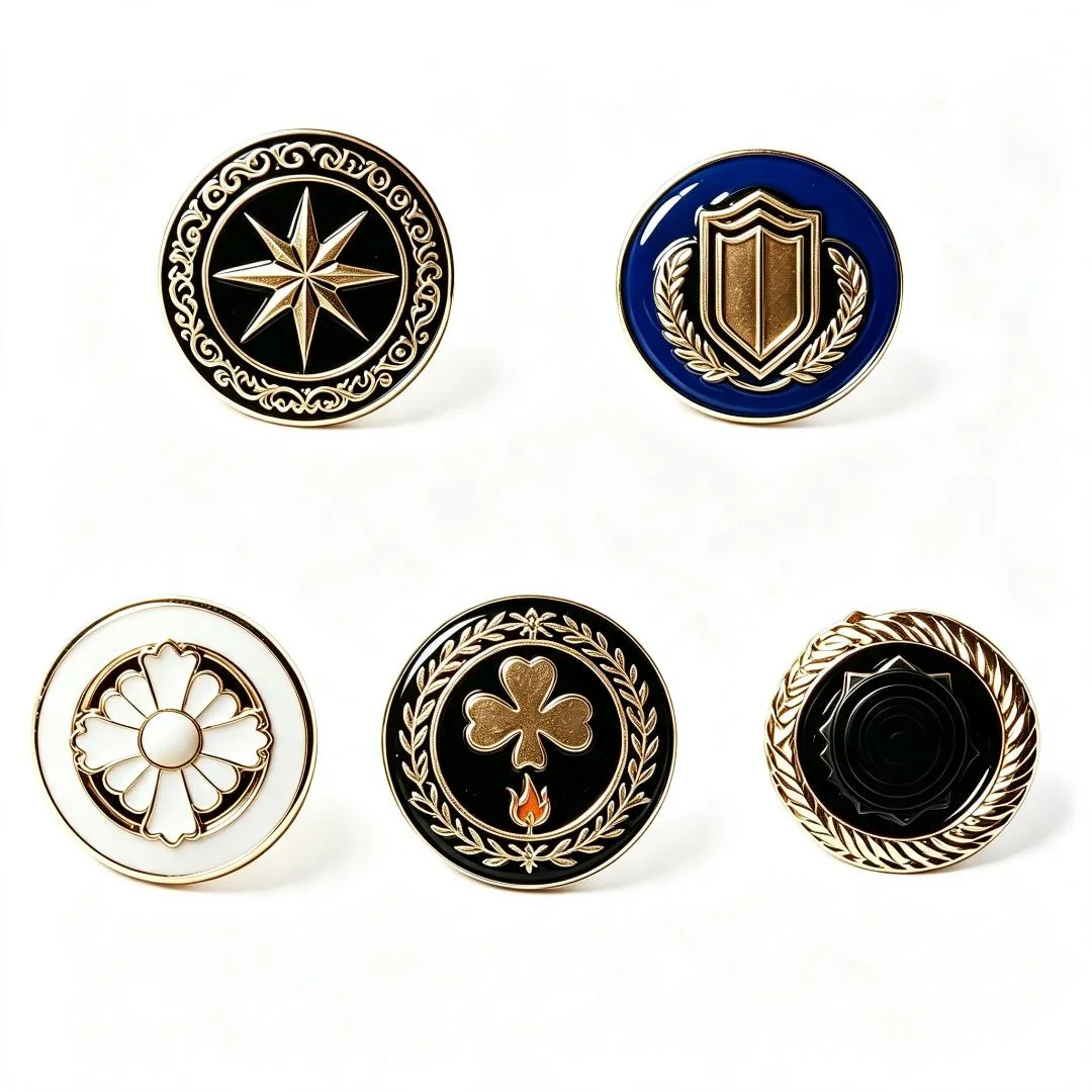 Factory Wholesale Customization Enterprise School Emblem Safety Soft Hard Quality Emblem Metal Customization Emblem Crafts Exqui
