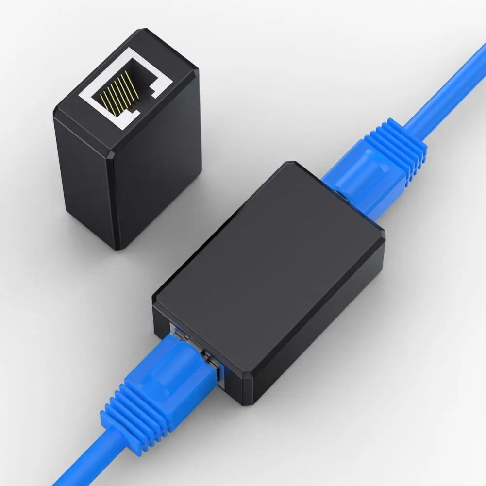 Black Extender Extension Cable Connector Dustproof Cable Connectors Plug And Play for Hubs/Set-top Boxes/Wireless Devices