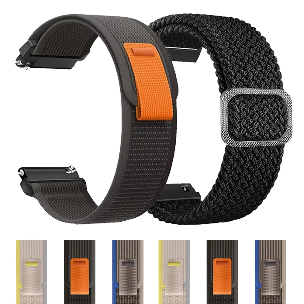 22 مللي متر النايلون شريط للرسغ لساعة شاومي S4 الرياضة الفرقة لساعة شاومي S2 46 مللي متر/42 مللي متر S1 نشط S3 S4 اللون 2 Mi سوار ساعة