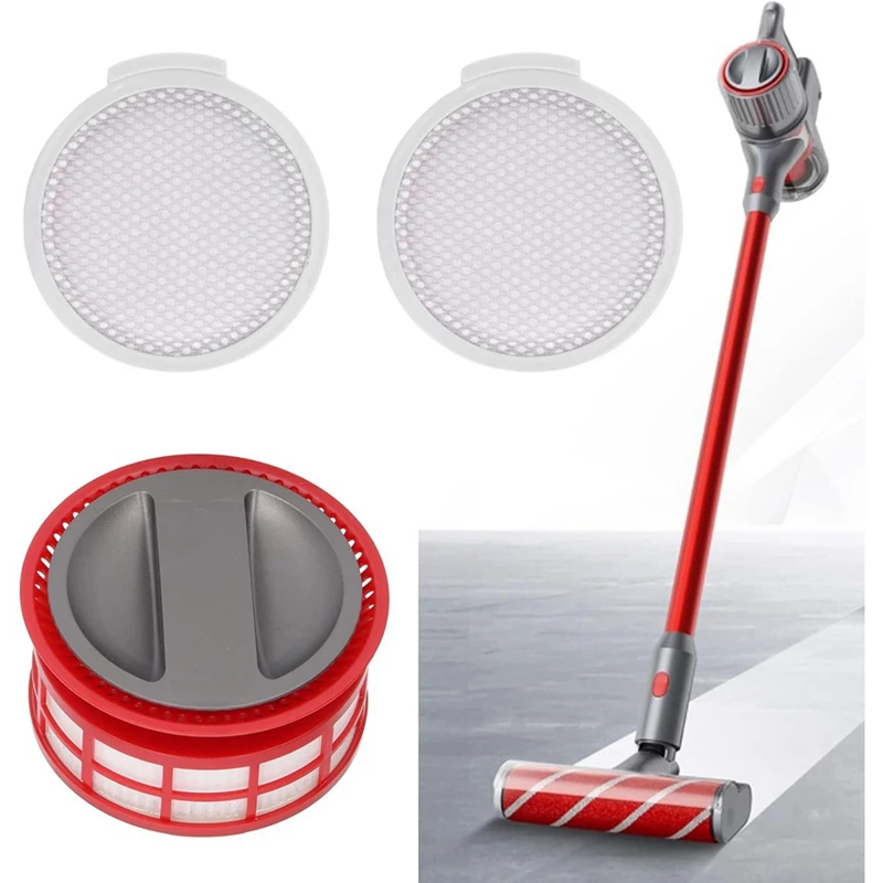 Piezas de Repuesto de pantalla de filtro de aspiradora AD-Vacuum para Roborock H7, aspiradora de palo inalámbrico, Filtro frontal y trasero