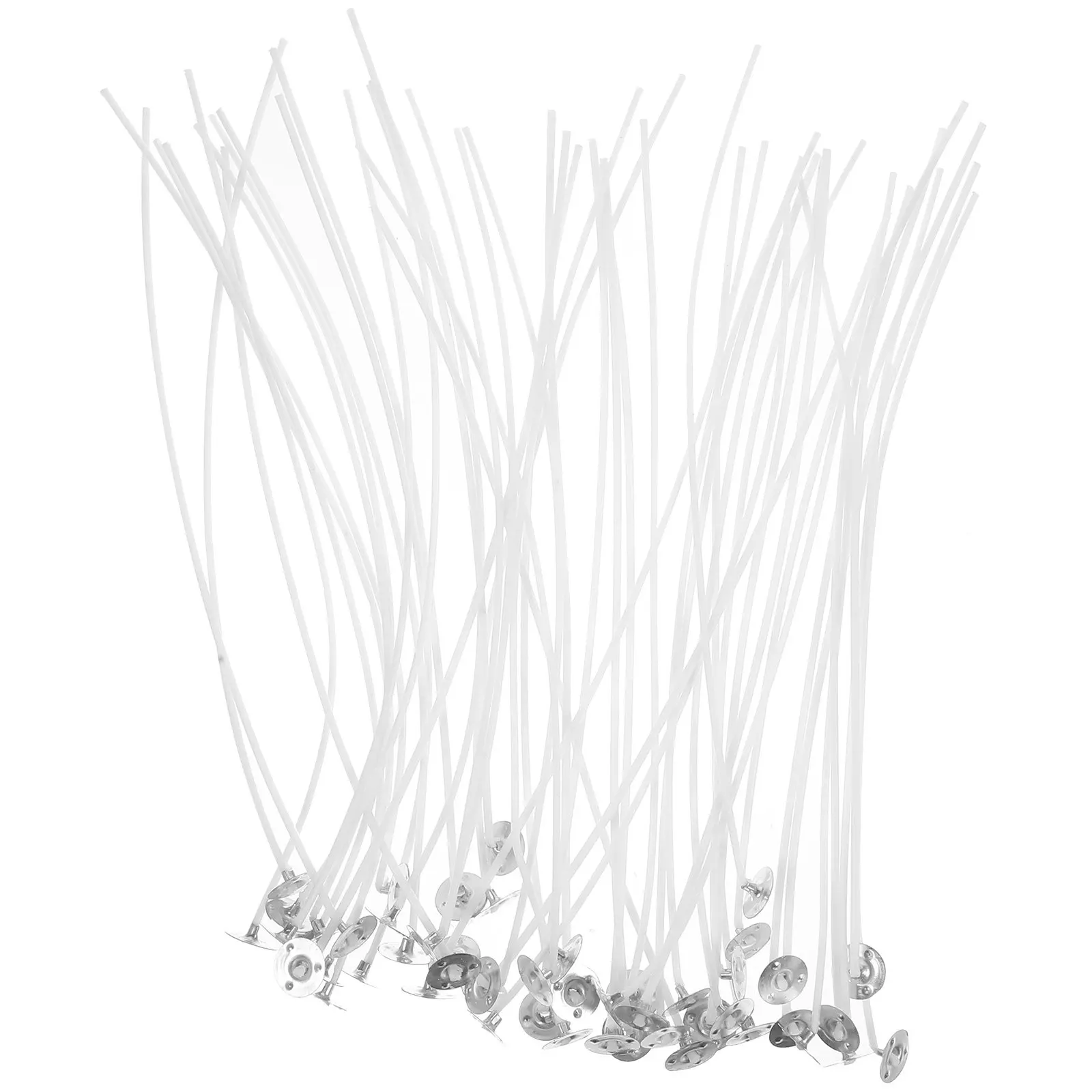 50Pcs DIY Making Wicks Cotton Wick Compact Portable Lightweight Comfortable Touch Wick for Scented Candles Paraffin Soy