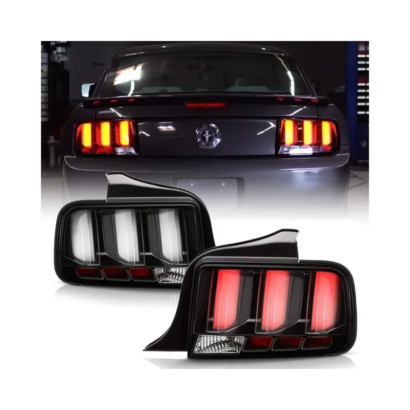 

1 Pair 2x Rear Brake Taillight Tail Light Stop Light for Ford Mustang 2005 2006 2007 2008 2009