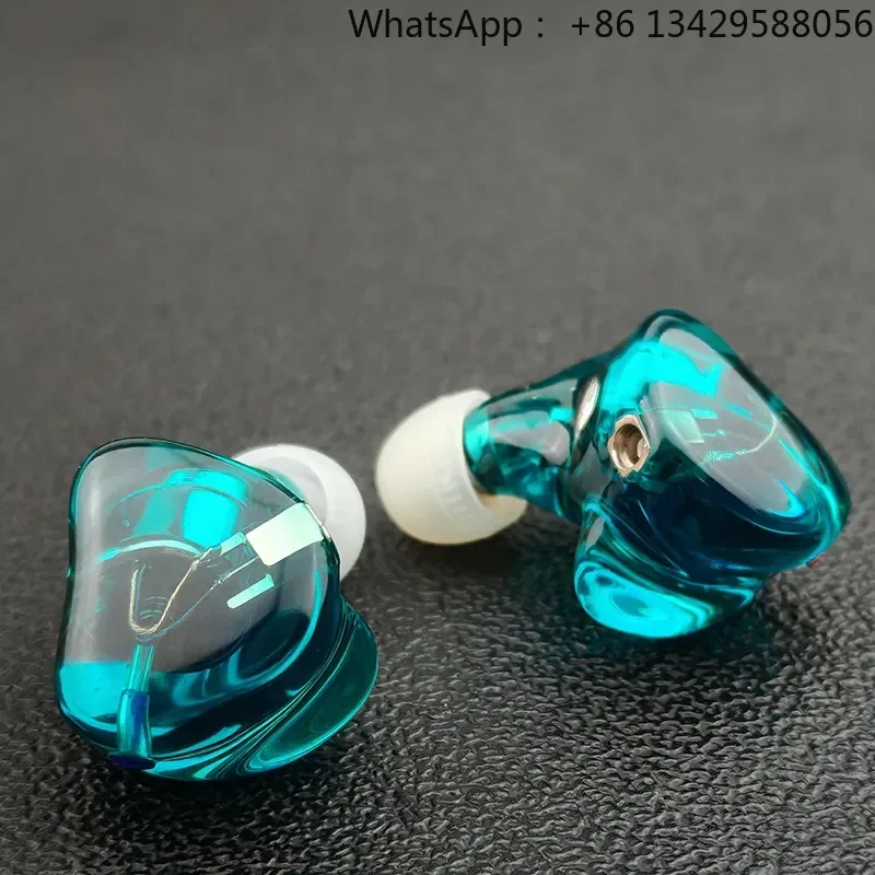 High quality HiFi fever earphones in ear professional stage monitoring resin computer mobile live streaming wired dynamic