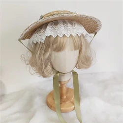 Wide Brim Straw Boater Hat Women Tea Party Sun Hat Bows Straw Hat Ribbon Straw Hat Summer Straw Beach Hat Sun Hat