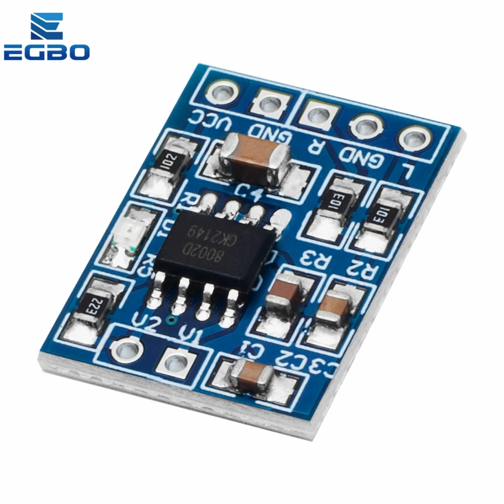 1 ~ 5 قطعة EGBO Mini HXJ8002 الصوت مكبر كهربائي لوحة تركيبية BTL مضخم الصوت وحدة 3 واط أحادية قناة صوت منخفضة الضوضاء المتكلم