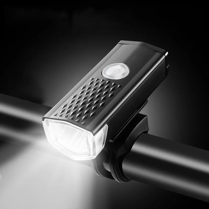 ชุดไฟหน้าและไฟท้ายจักรยานแบบ LED ชาร์จไฟได้ ไฟหน้า ไฟท้ายสำหรับจักรยาน ขี่จักรยานกลางคืน ไฟท้ายเตือนสีแดง 3 โหมด