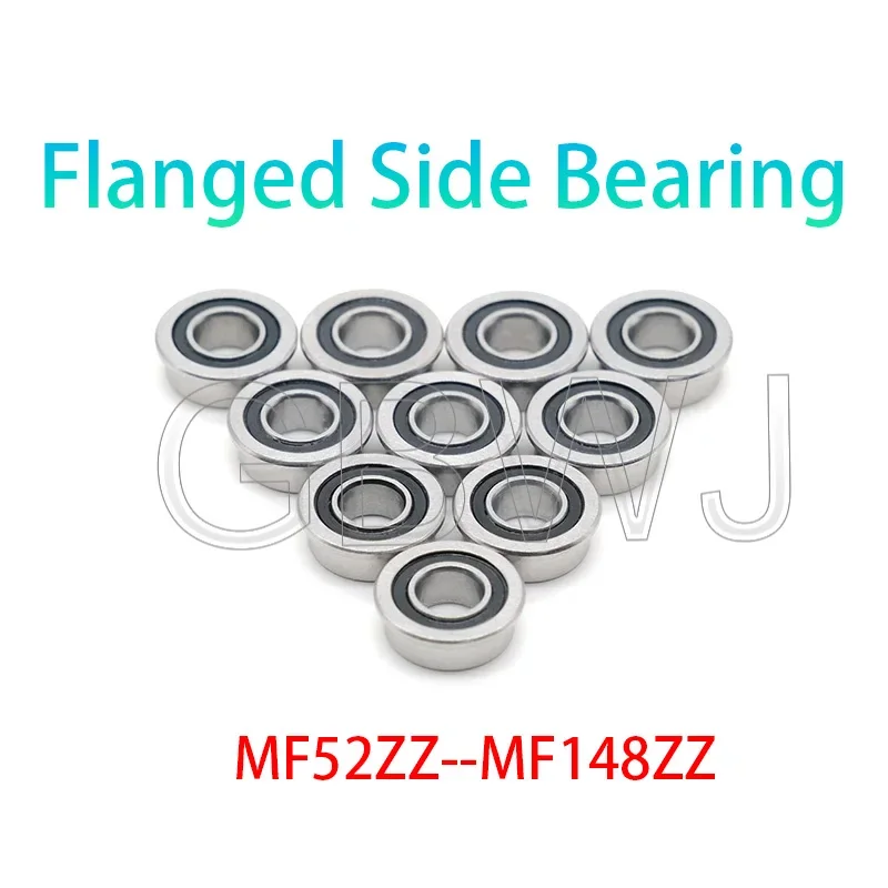 1Pcs MF52ZZ  Bearing 2x5x2.5mm  Flanged Bearing MF52ZZ Ball Bearings MF63ZZ MF74ZZ MF83ZZ MF106ZZ MF126ZZ  3D Print Bearings