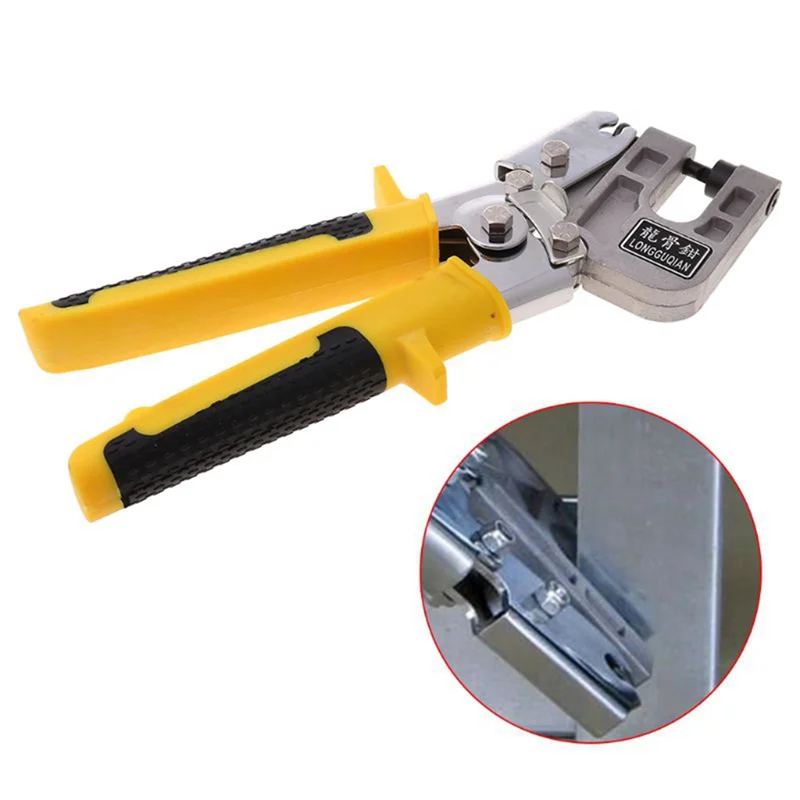 Le pinze a crimpare per perni le pinze per chiglia in alluminio con una sola mano vengono utilizzate per fissare gadget in metallo e strumenti di decorazione