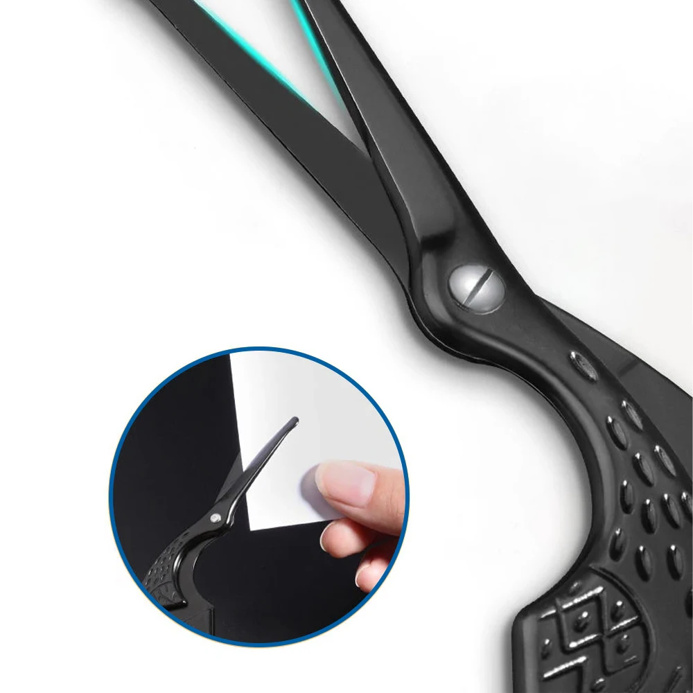 

Professional Stainless Steel Facial Hair Scissors – Rounded Tip Trimming Clippers Mustache Nose Hair Beard Eyebrows Eye LA-AA324