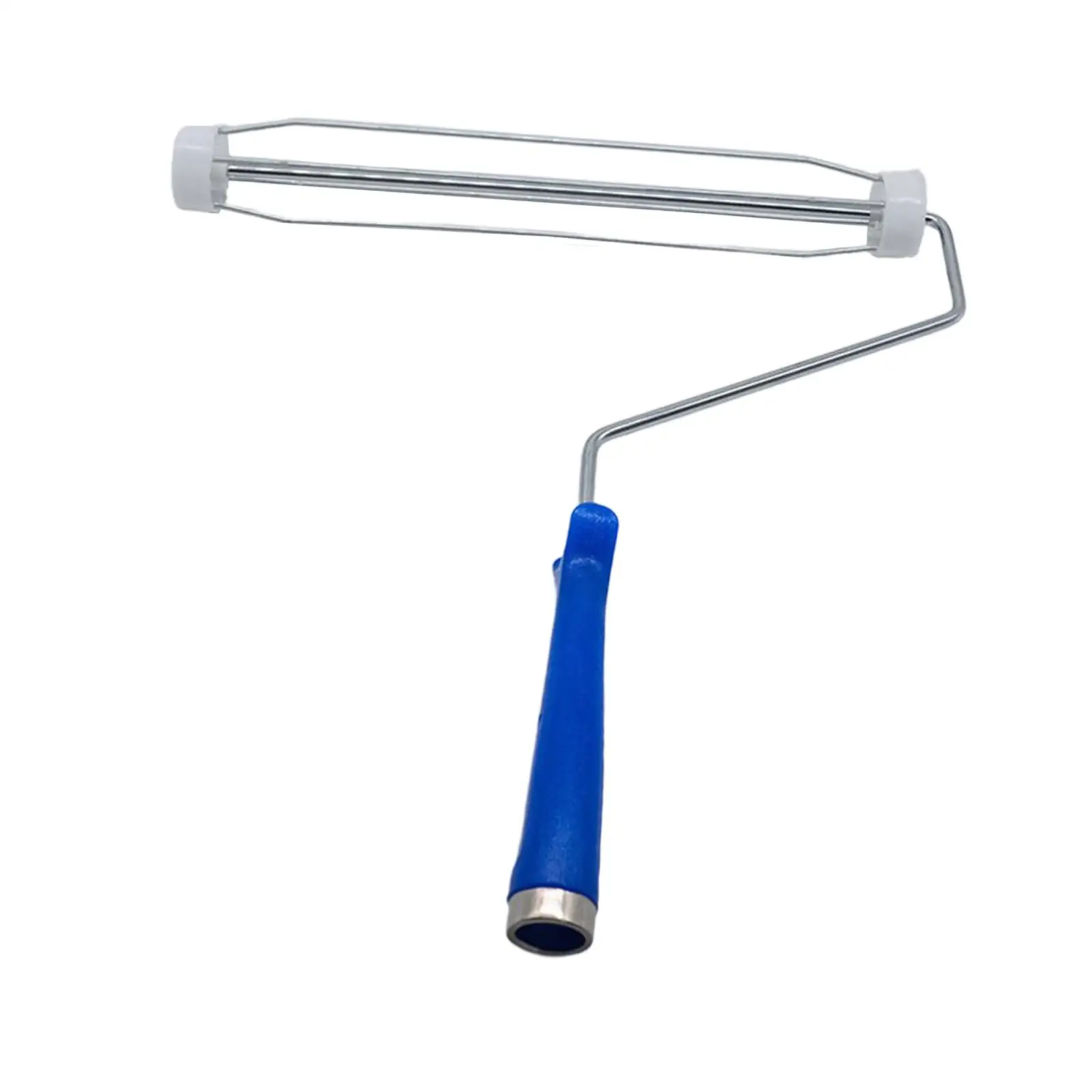 Paint Roller Frame Supplies with Blue PP Handle for Edges Paint Roller and Wall Painting Roller Kit
