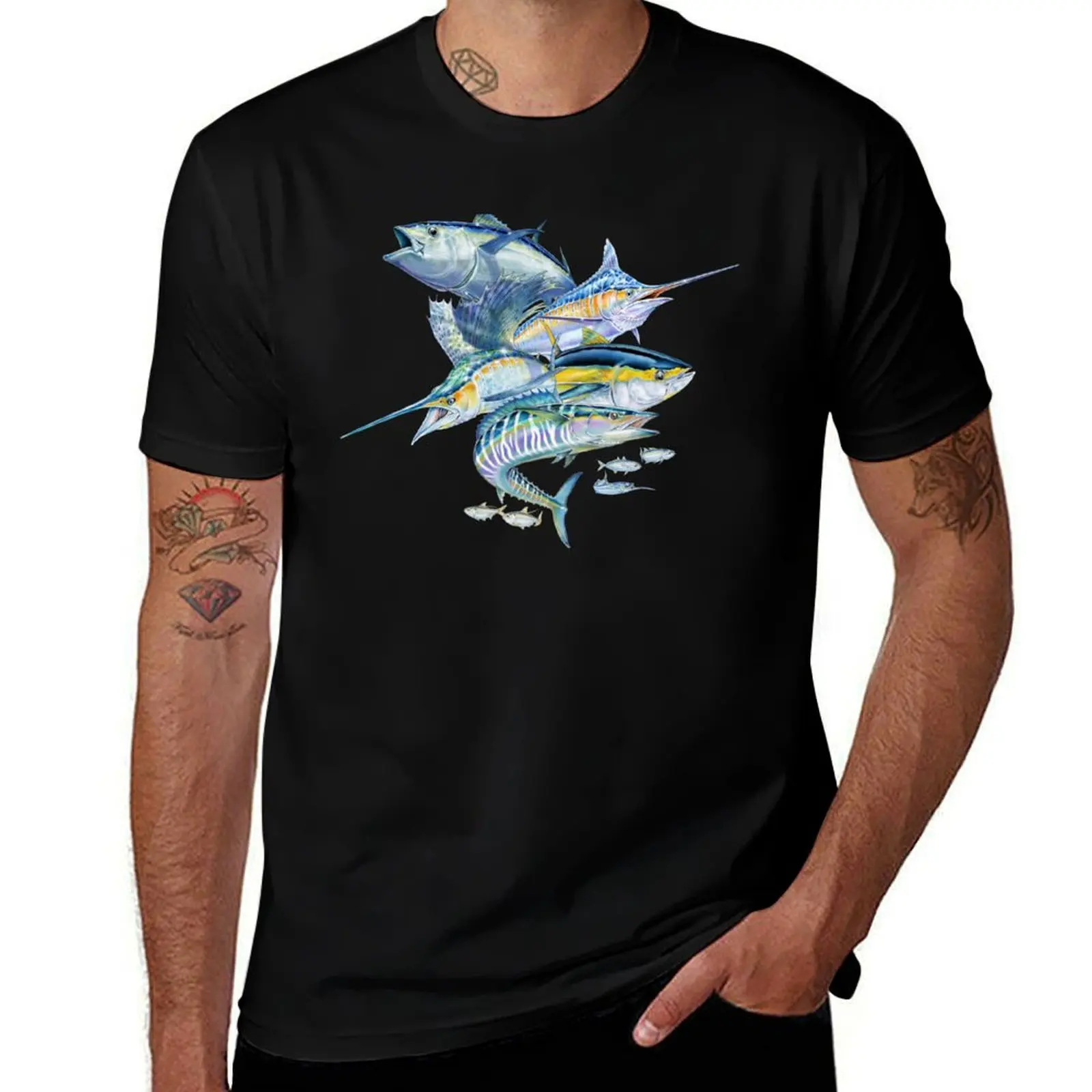 

Saltwater Fish T-Shirt t shirt man designer man t shirts cotton funny t shirts man T-Shirt