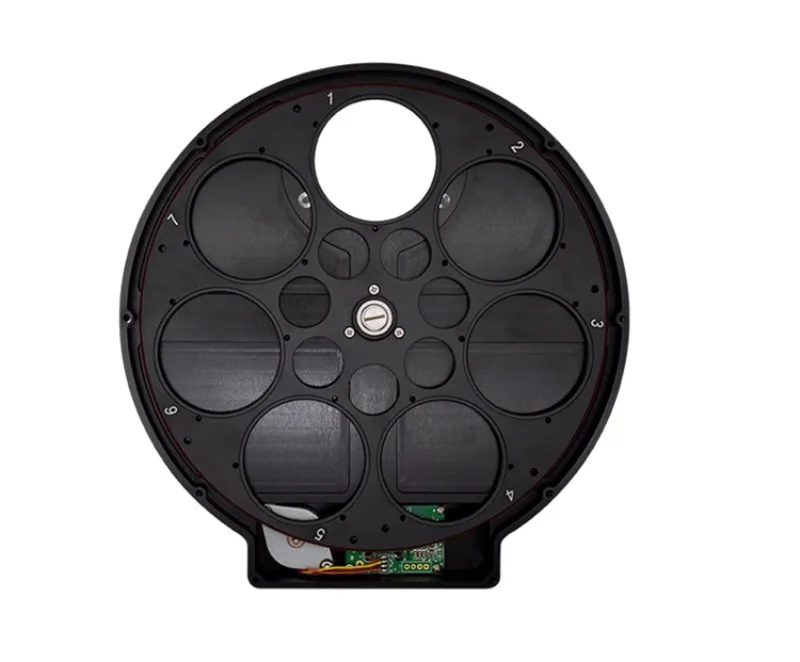 Z-WO 2-inch EFW electric filter wheel 7 holes and 5 holes support 2-inch filters.