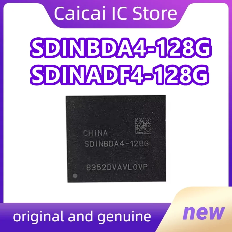 

SDINBDA4-128G SDINBDA4 SDINBDA4 SDINADF4-128G 128G UFS 5,1 128 ГБ BGA153 EMMC 128G Флэш-память IC в наличии Оригинальный Новый 1 шт./лот