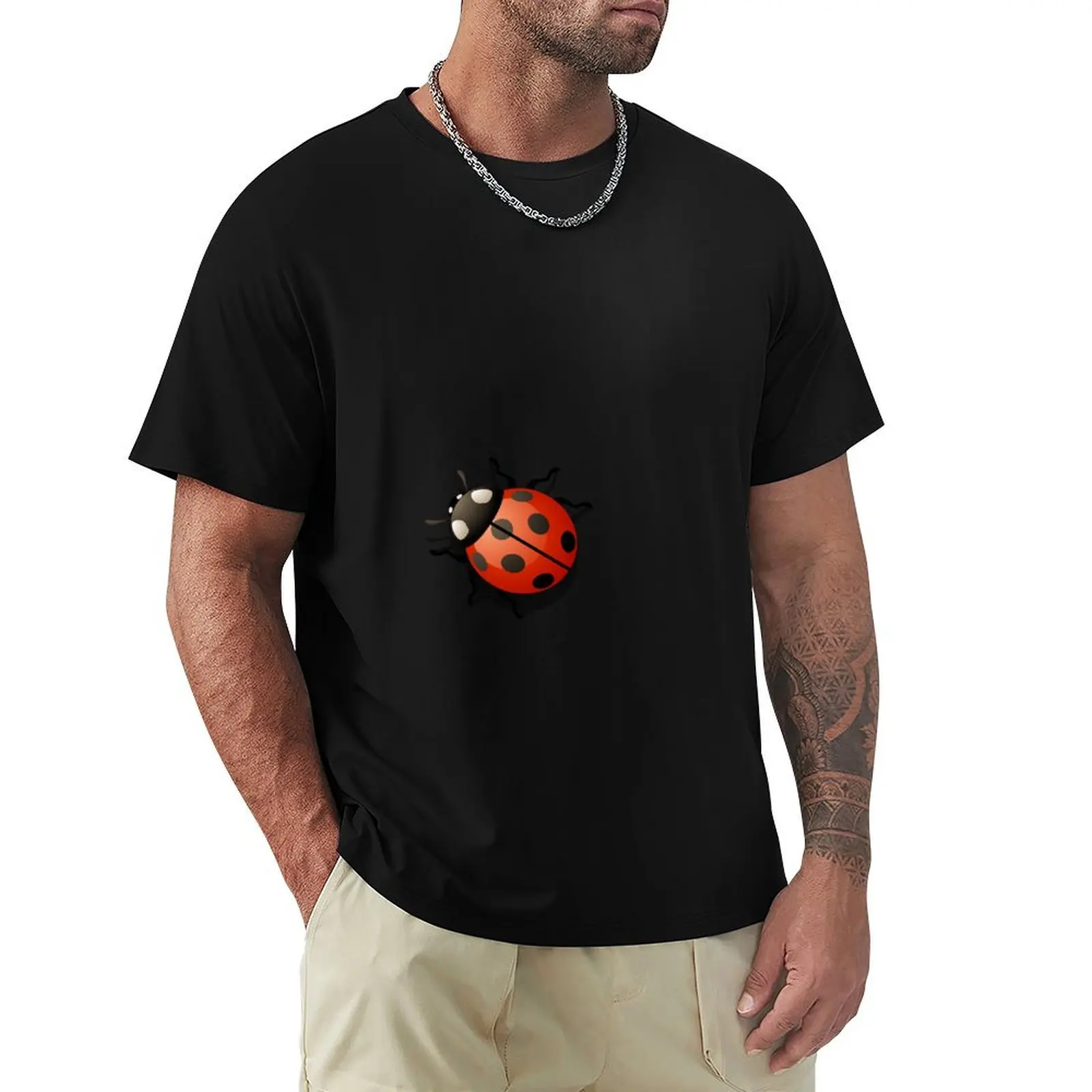 The LadyBug T-Shirt cotton t-shirt plain for man package T-Shirt