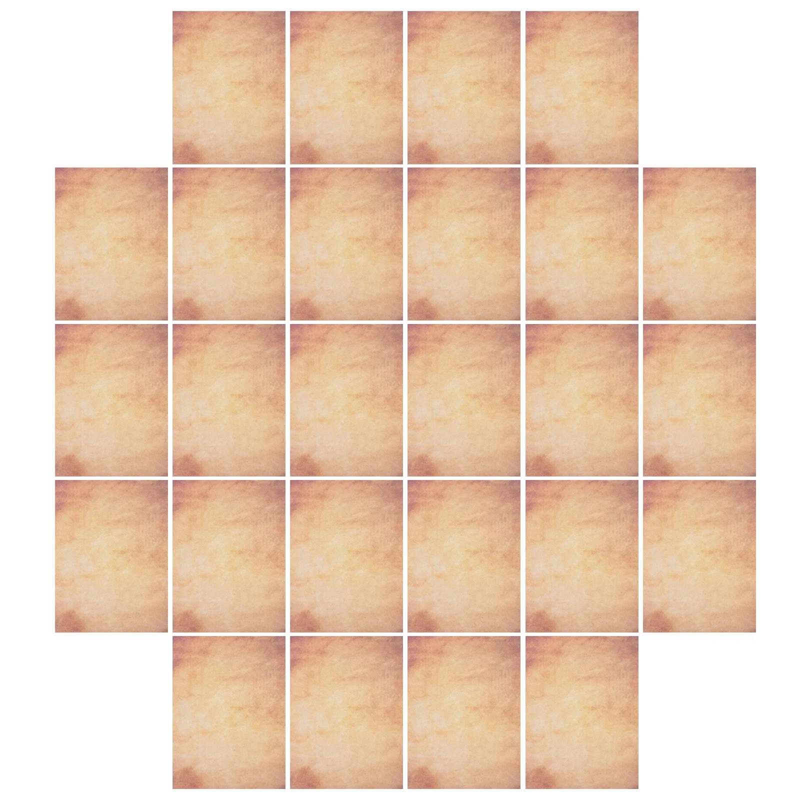 

50Pcs Vintage Decorative Stationery Paper Thick Printer Paper for Invitations Letters Office School Supplies