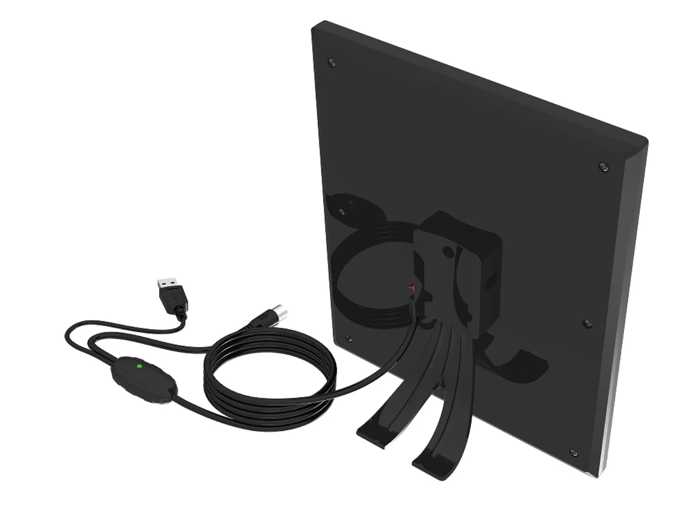 هوائي تلفزيون للقنوات المحلية، مسافة أكثر من 200 ميلًا للتلفزيون الداخلي والخارجي المضخم، يدعم 4K 1080p جميع هوائي التلفزيون الذكي للتلفزيونات