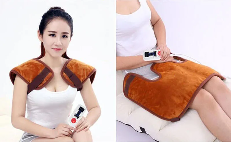 220V Hot packs the massage  the electric heating sea salt moxibustion waist support ai salt bag shoulder physical therapy