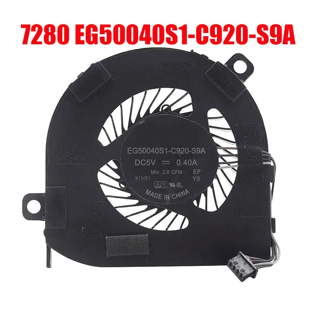 

Laptop CPU Fan For DELL For Latitude 7280 7390 EG50040S1-C920-S9A KSB0605HC-C0K DC5V 0.4A 2.8CFM New