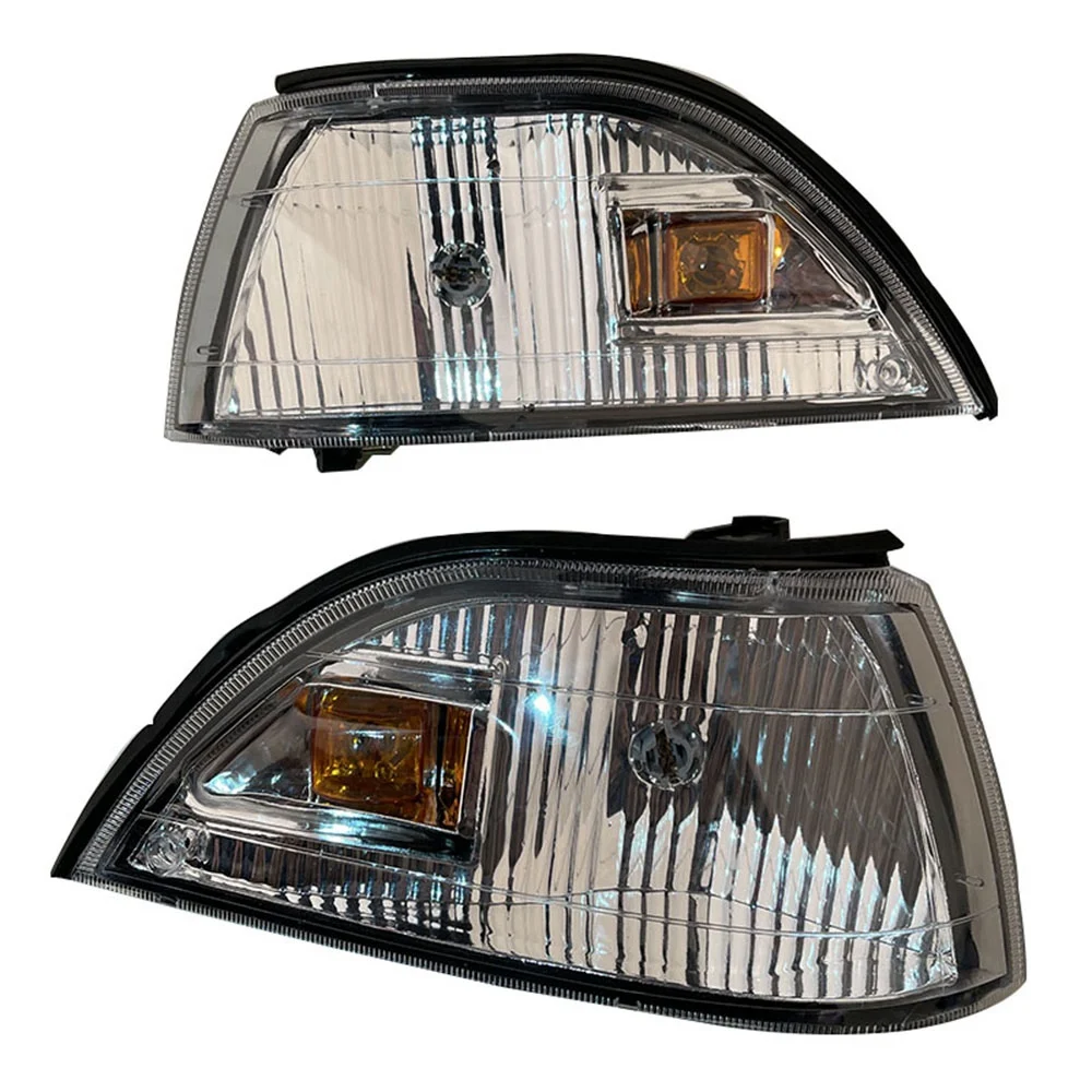 المصد الأمامي للسيارة الجانب الأيسر الأيمن ضوء الزاوية بدوره إشارة مؤشر ضوء مصباح لتويوتا كورولا AE92 1988