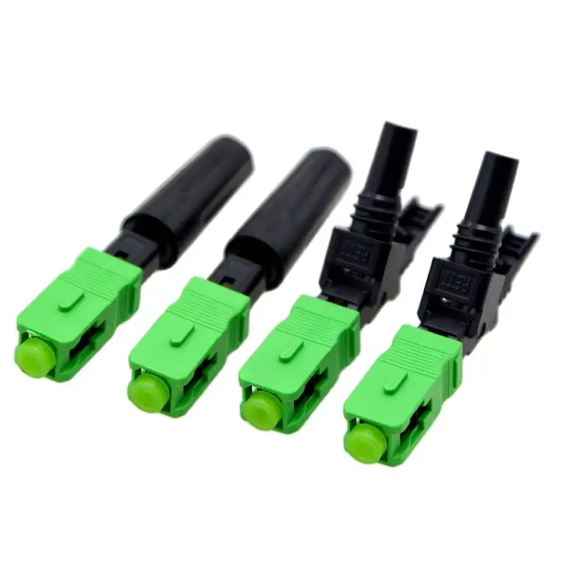 

200pcs New SC/APC Optic Fiber Fast Connector L50mm FTTH Embedded Single Mode Quick Connector Special Wholesale