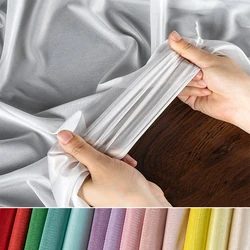 40D Warp Lining Fabric High Elastic Glossy for Sewing Skirt Lining Garment Lining Silky by Half Meter