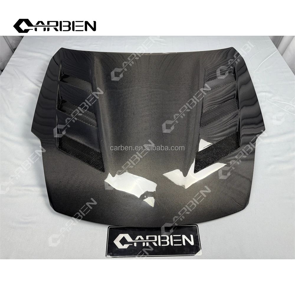 AM Style High Quality Carbon Fiber Hood for 350Z Z33 Open-Hole Body Kit with New Condition Car Bumpers 5