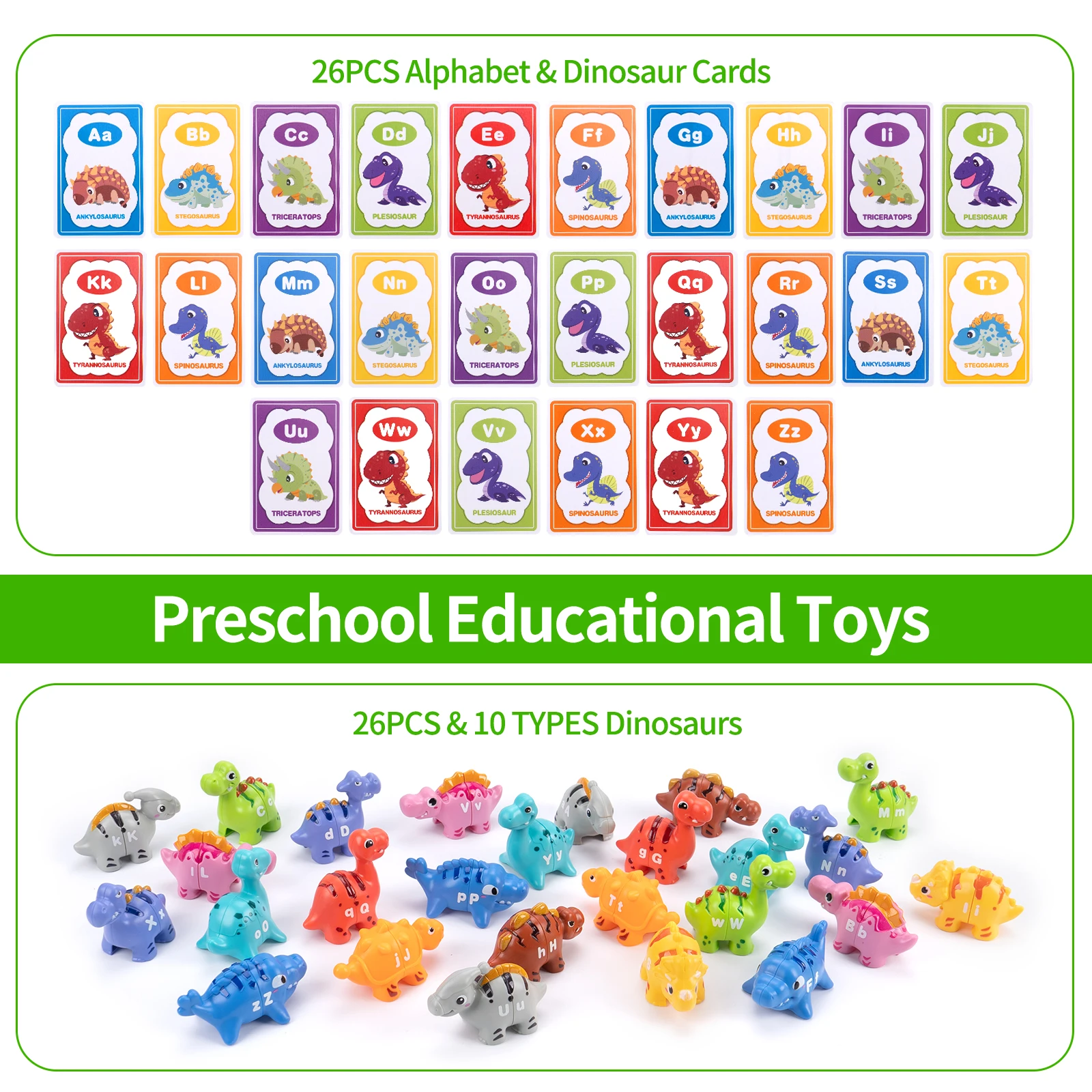 لعبة مطابقة الديناصورات للأطفا - مراجعة Montessori Shelf Toy وسعره