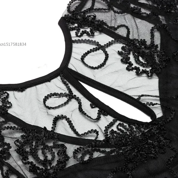 white and black lace peplum dress nocturne