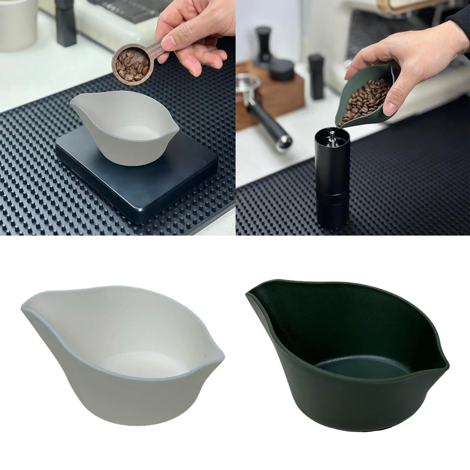 Lightweight Espresso Accessories Tea Storage Tray Coffee Bean Weighing Bowl