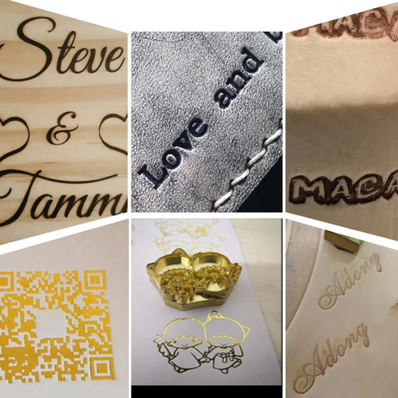 Customized Stamps Custom Mold Brass Die for Leather and Paper Craft Manual Embossing and Hot Foil Stamping