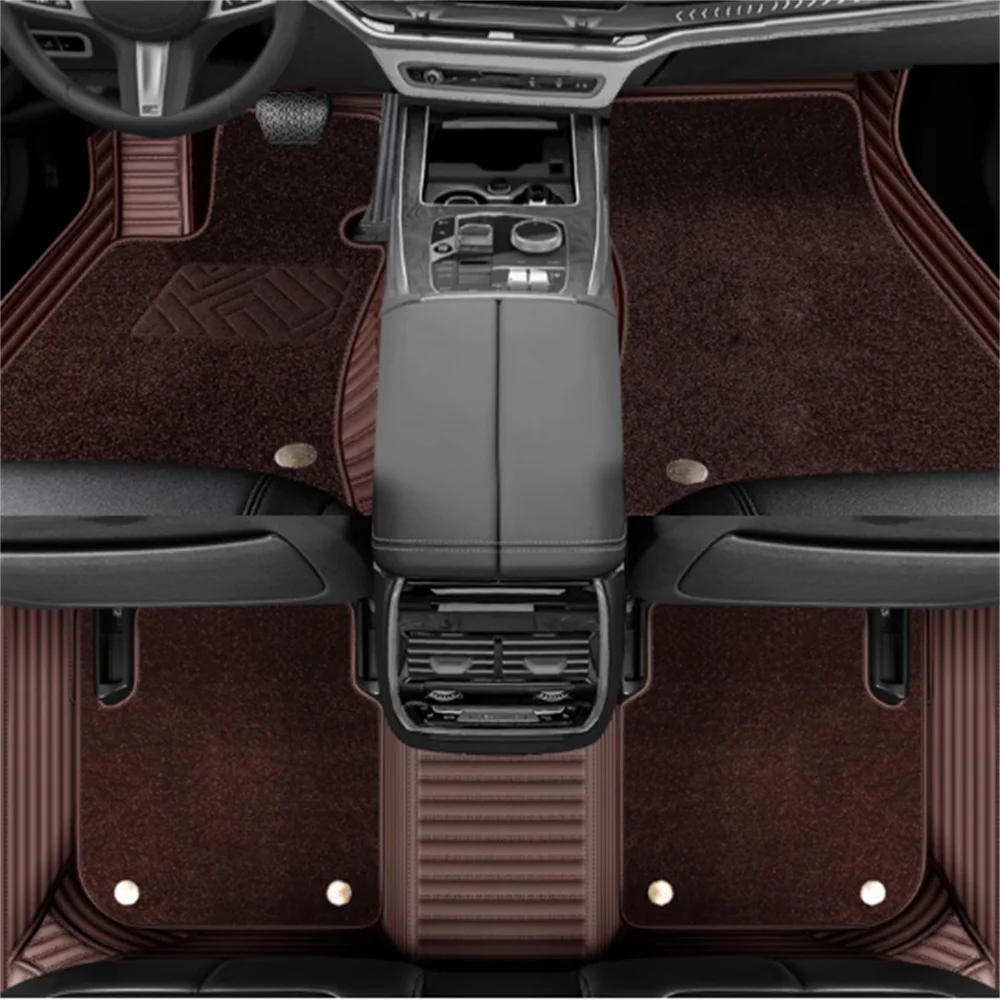 

For VW Passat Variant Estate Alltrack Auto Carpets Double Layer Custom Car Floor Mats Coche Accessories Floor Liners