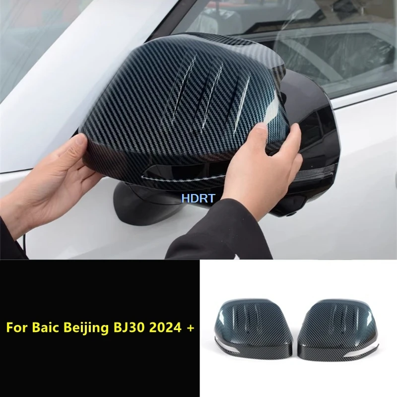 

Для Baic Beijing BJ30 2024 + Стайлинг автомобиля, крышка зеркала заднего вида, боковое зеркало заднего вида, защитная рамка, декоративные аксессуары