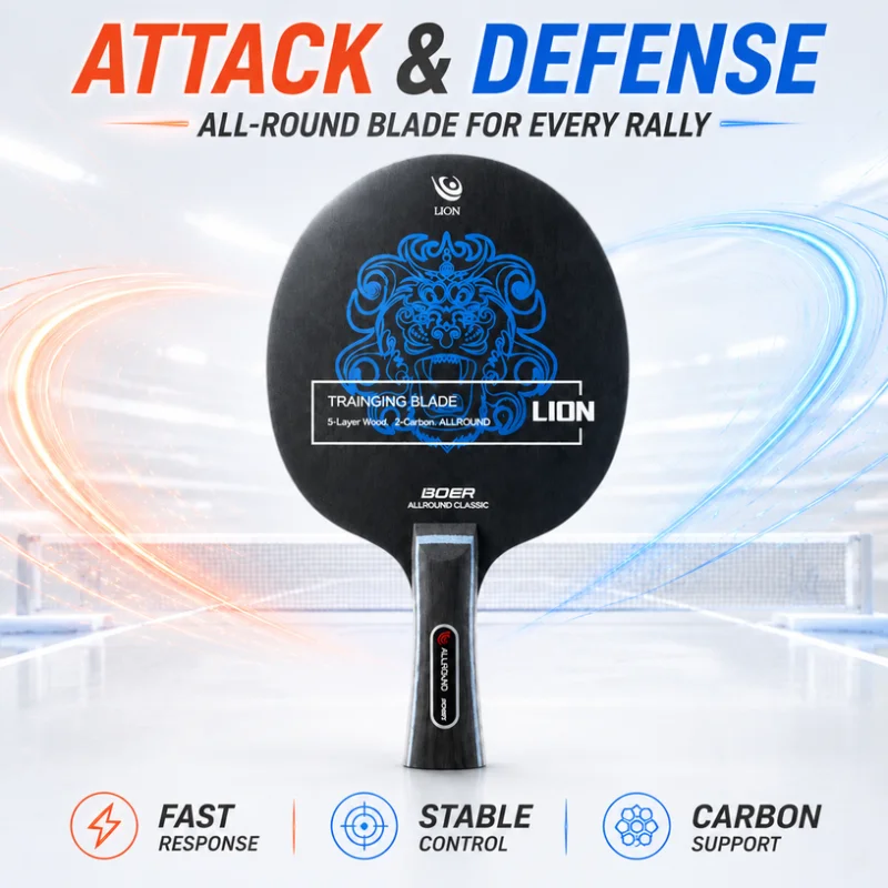 Table Tennis Eleven - Raquete de Ping Pong Boer Lion,