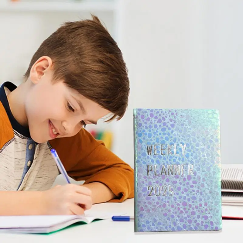 Weekly Planner 2025 Small A7 2025 Agenda Plan Book Pocket Daily Planner Weekly/Monthly Planning Calendar Day Designer Planner