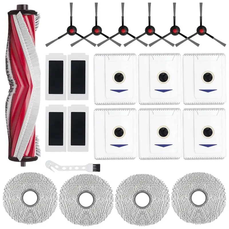 YANA35R For Yeedi PRO+ Robot Vacuum 21 Pack Replacement Parts, Complete Accessories Kit For Maintenance& Cleaning