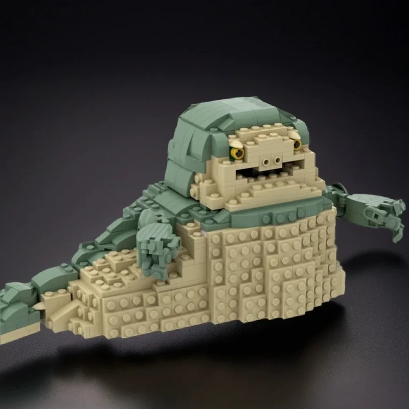 NUEVO Modelo de Batalla Espacial Jabba Hutt de 1082 Piezas MOC, Bloques de Construcción Personalizados, Ideas Creativas DIY, Ensamblaje, Exhibición, Regalo, Decoración para el Hogar