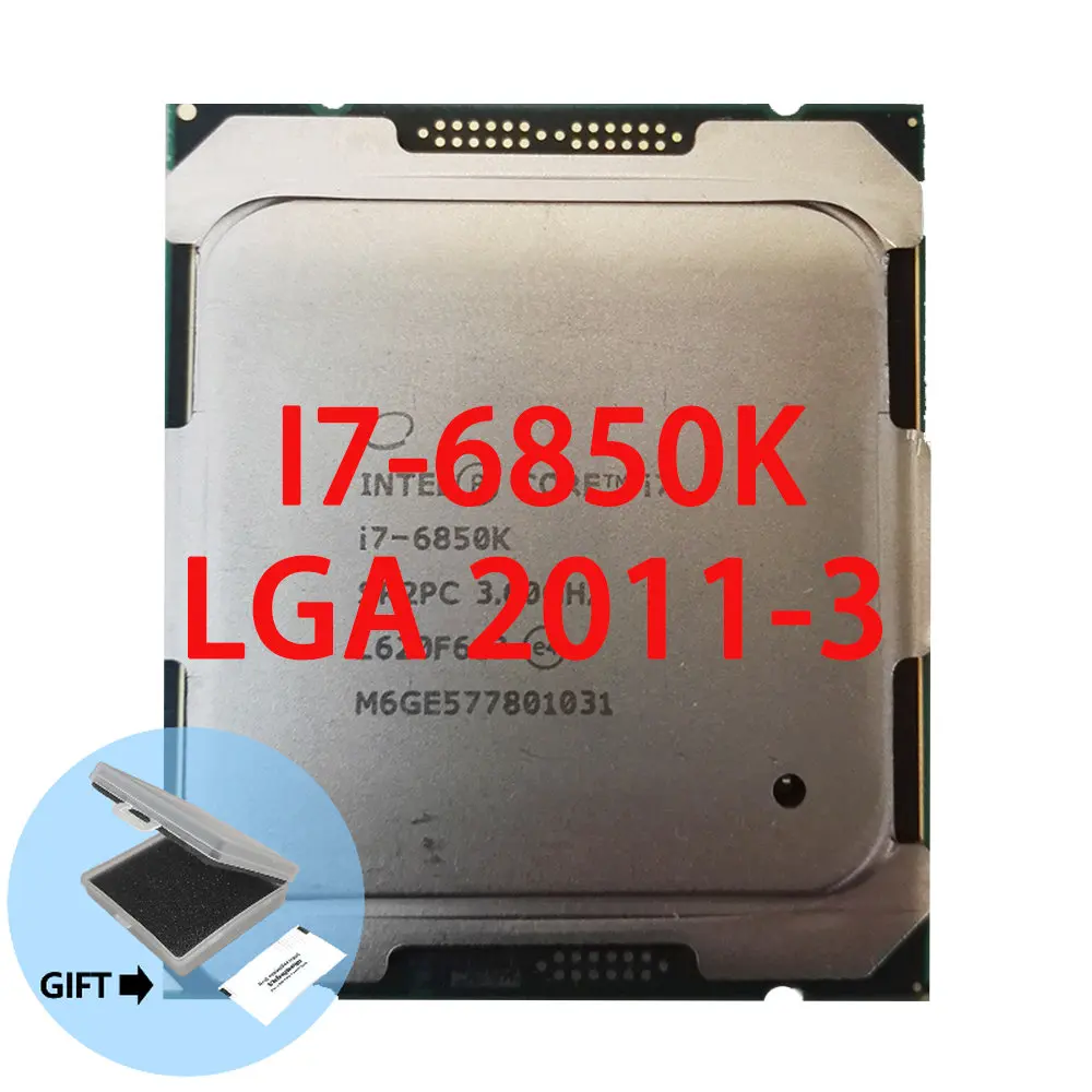 

Intel Xeon I7-6850k I7 6850K 3.60GHZ 15M 14nm 6-CORES Processor ship out within 1day free shipping LGA2011-3