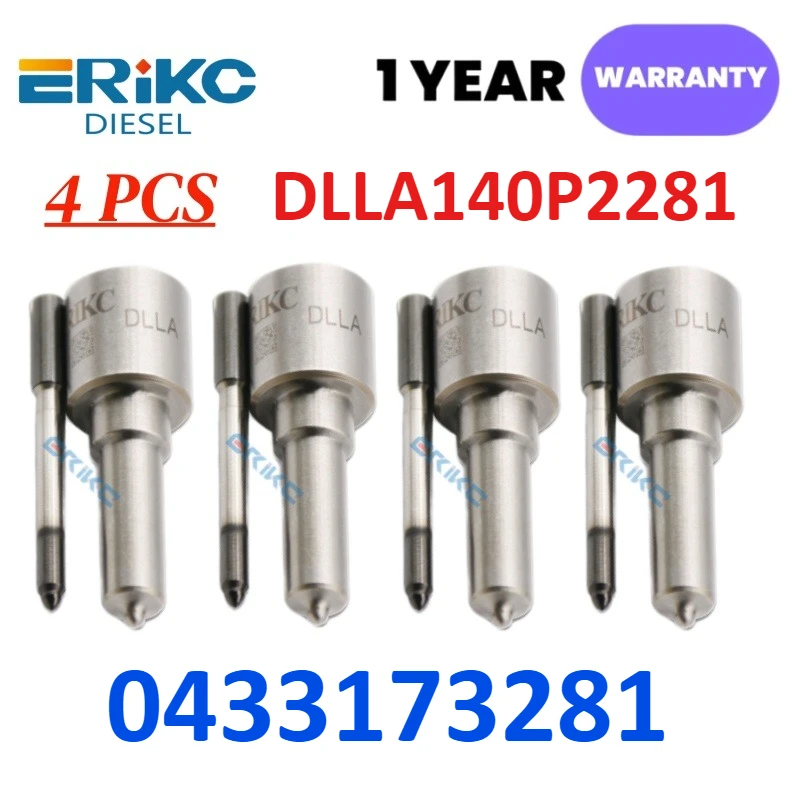 ERIKC DLLA140P2281 Dysza rozpylająca paliwo do silników wysokoprężnych 0 433 173 281 Dysza wtryskiwacza DLLA 140P2281 Common Rail DLLA 140 P2281