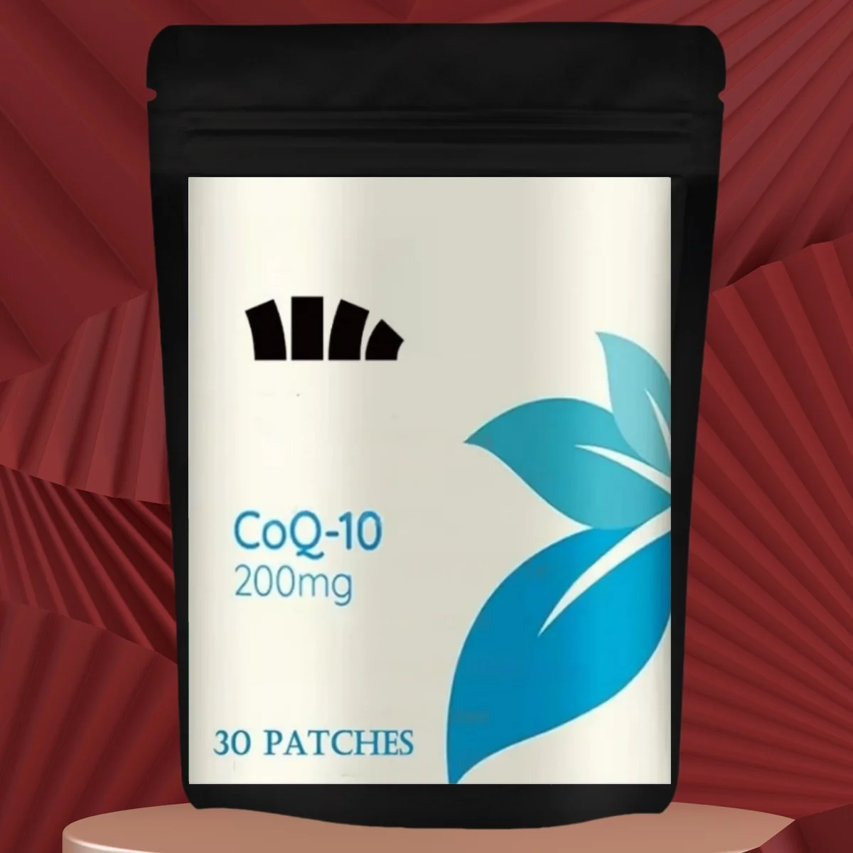 30 Patches Quick Absorption CoQ10 Transdermal Patches Powerful Antioxidant for Heart & Brain Health and Energy Production