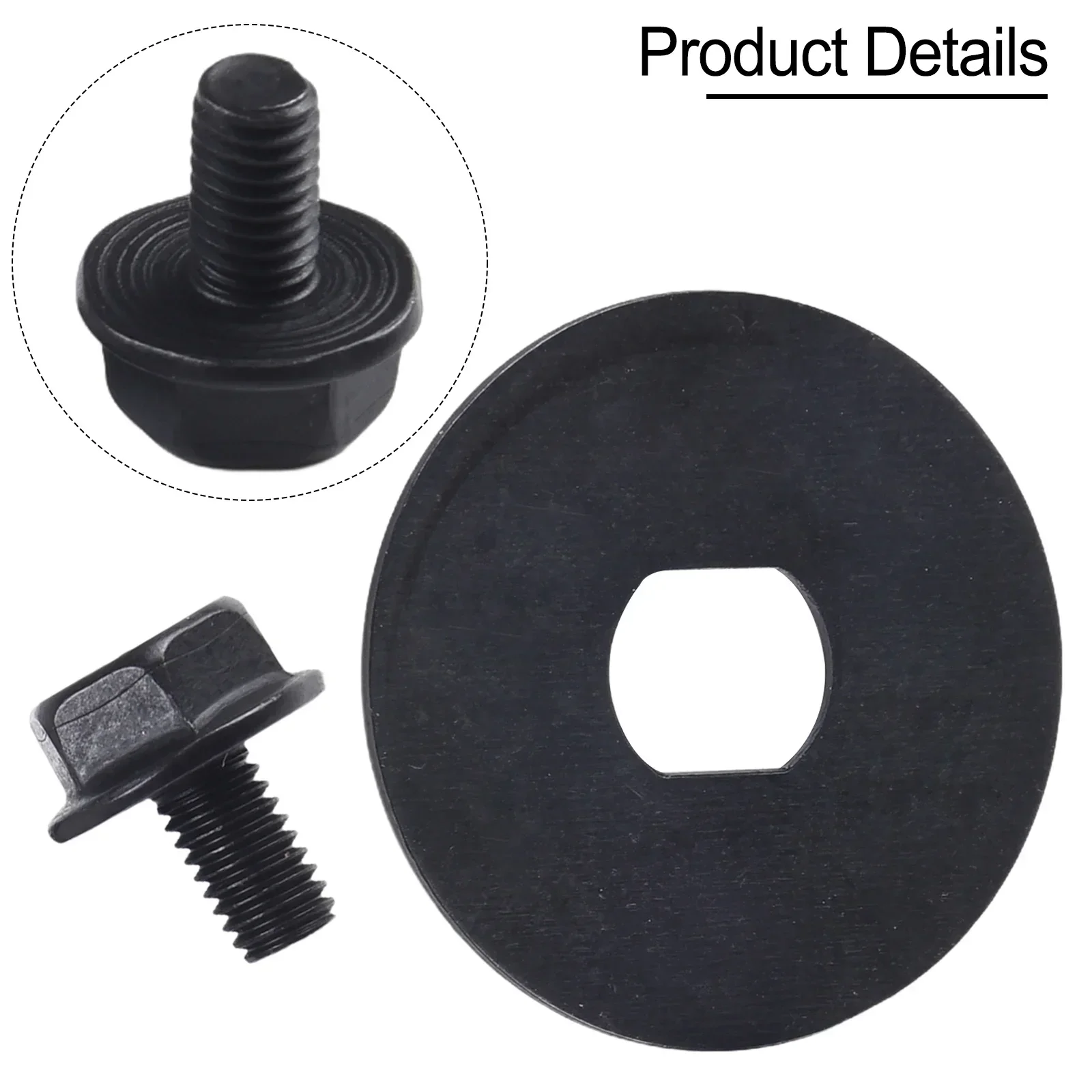 

Black Chainsaw Bolt Washer Kit 90639221 90618229 For Dewalt DCCS620 DCCS620B CMCCS660 CMCCS660 DWCS600 DCCS670 DCCS690 Tool Part